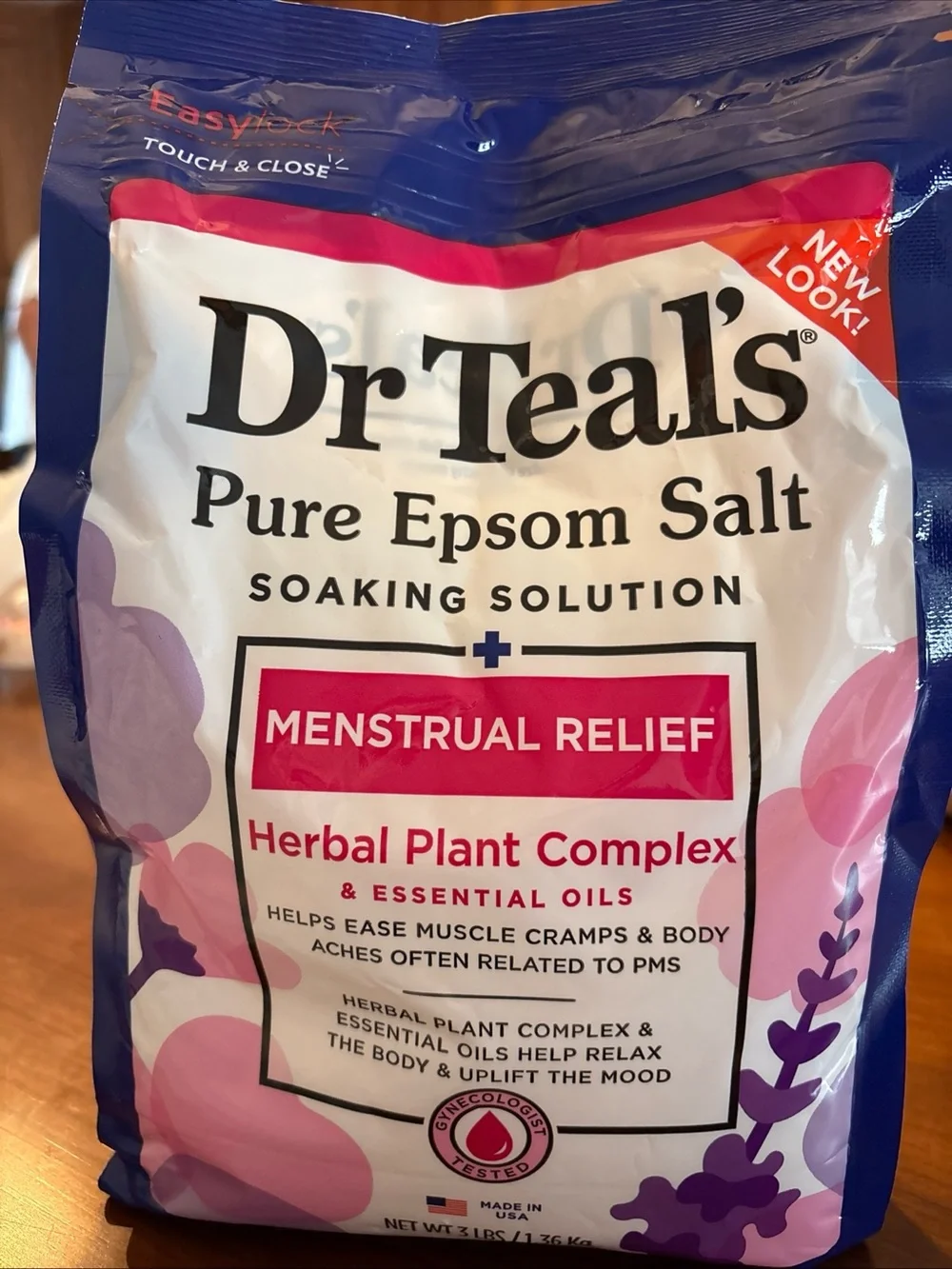 Dr Teal's Pure Epsom Salt - Menstrual Relief